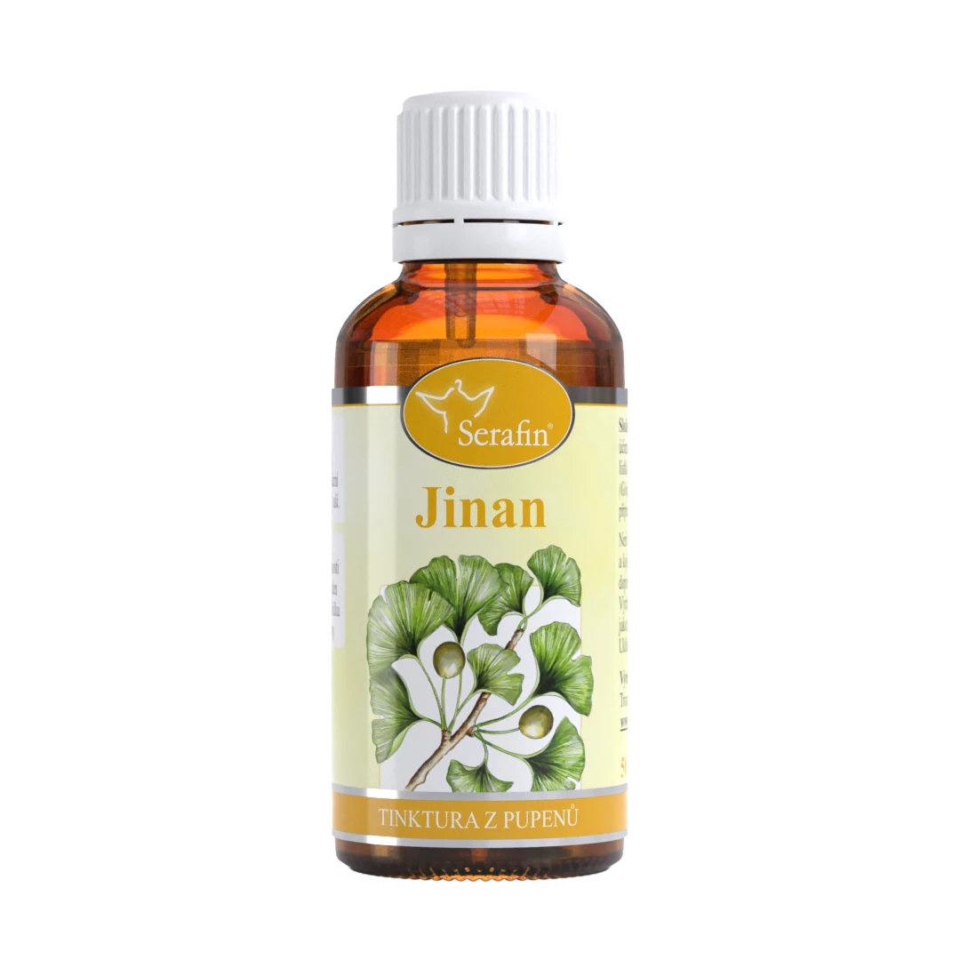 Serafin Jinan Ginkgo biloba tinktura z pupenů 50 ml